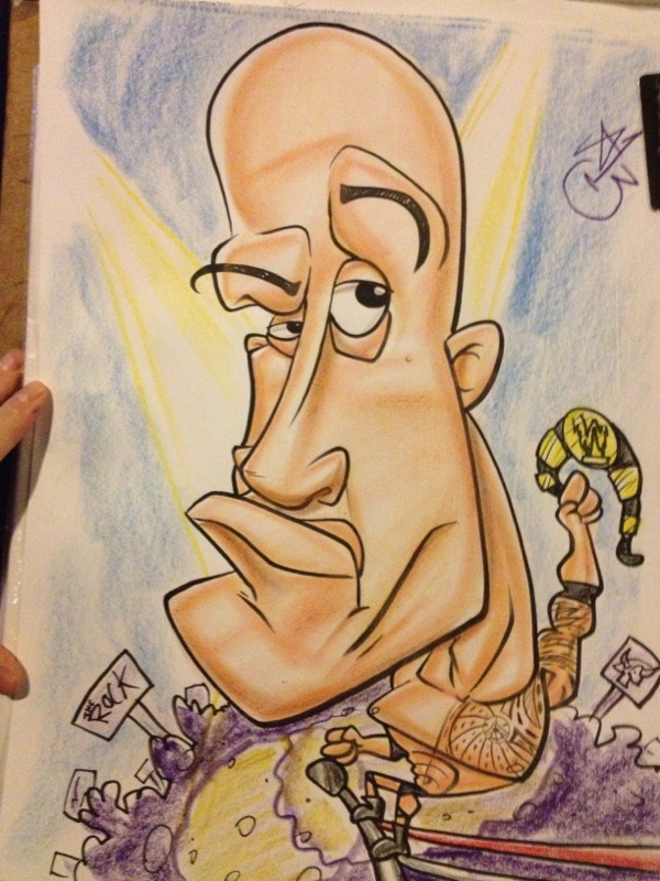 Featured image of post Caricature Drawing The Rock : If you have seen a caricature picture probably in a shopping mall or amusement park, then can easily envision how you will look like when you are caricatured.